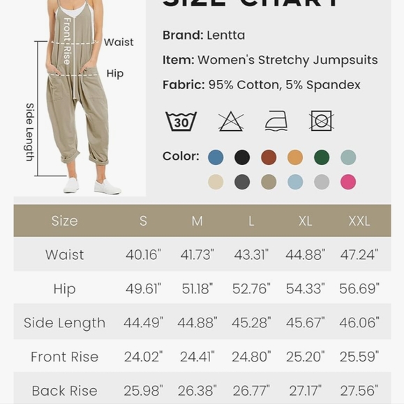 Casual Beige Cami Wide Leg Pockets Jumpsuit - Picture 6 of 7